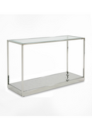 Clear Wave Glass Console Table | OROA Modern Braxton | Oroatrade.com