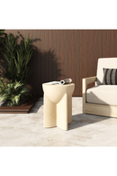 Concrete Round End Table | OROA Modern Elsa | Oroatrade.com