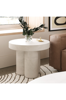 Concrete Round End Table | OROA Modern Bruni | Oroatrade.com