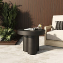 Concrete Round End Table | OROA Modern Bruni