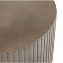 Concrete Round End Table | OROA Modern Gruver