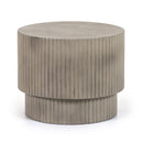 Concrete Round End Table | OROA Modern Gruver