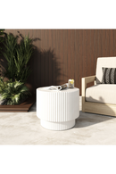 Concrete Round End Table | OROA Modern Gruver | Oroatrade.com