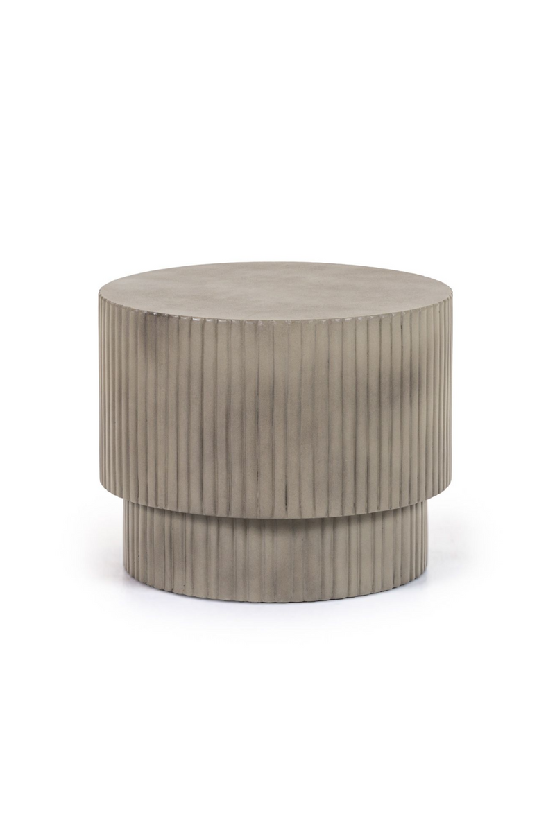Concrete Round End Table | OROA Modern Gruver | Oroatrade.com