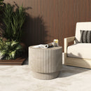 Concrete Round End Table | OROA Modern Gruver