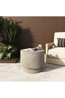 Concrete Round End Table | OROA Modern Gruver | Oroatrade.com
