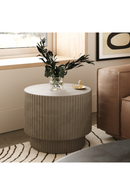 Concrete Round End Table | OROA Modern Gruver | Oroatrade.com