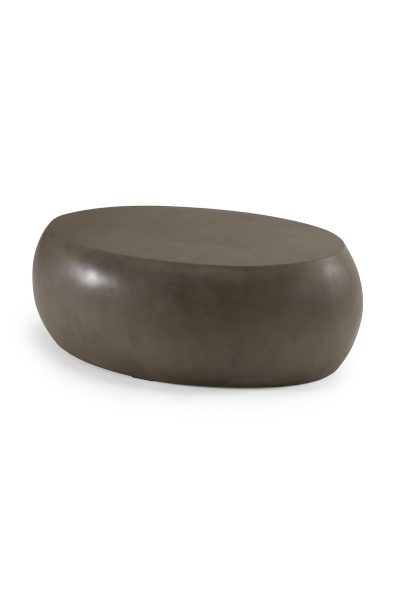Oval Concrete Coffee Table | OROA Modern Denny | Oroatrade.com