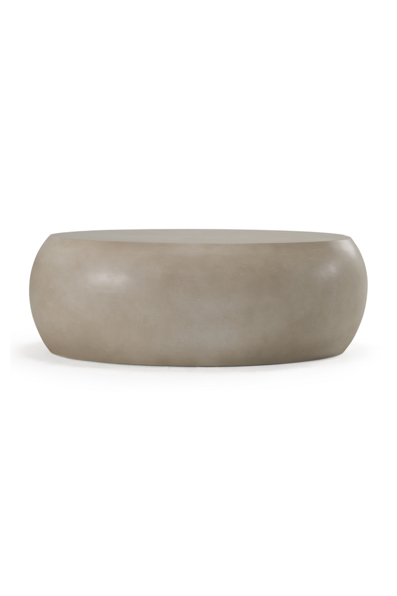 Oval Concrete Coffee Table | OROA Modern Denny | Oroatrade.com