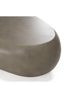 Gray Concrete Oval Coffee Table L | OROA Modern Denny | Oroatrade.com