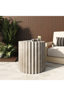 Ribbed Cylindrical End Table | OROA Modern Evadale | Oroatrade.com