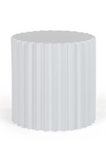 Ribbed Cylindrical End Table | OROA Modern Evadale | Oroatrade.com