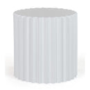 Ribbed Cylindrical End Table | OROA Modern Evadale