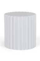 Ribbed Cylindrical End Table | OROA Modern Evadale | Oroatrade.com
