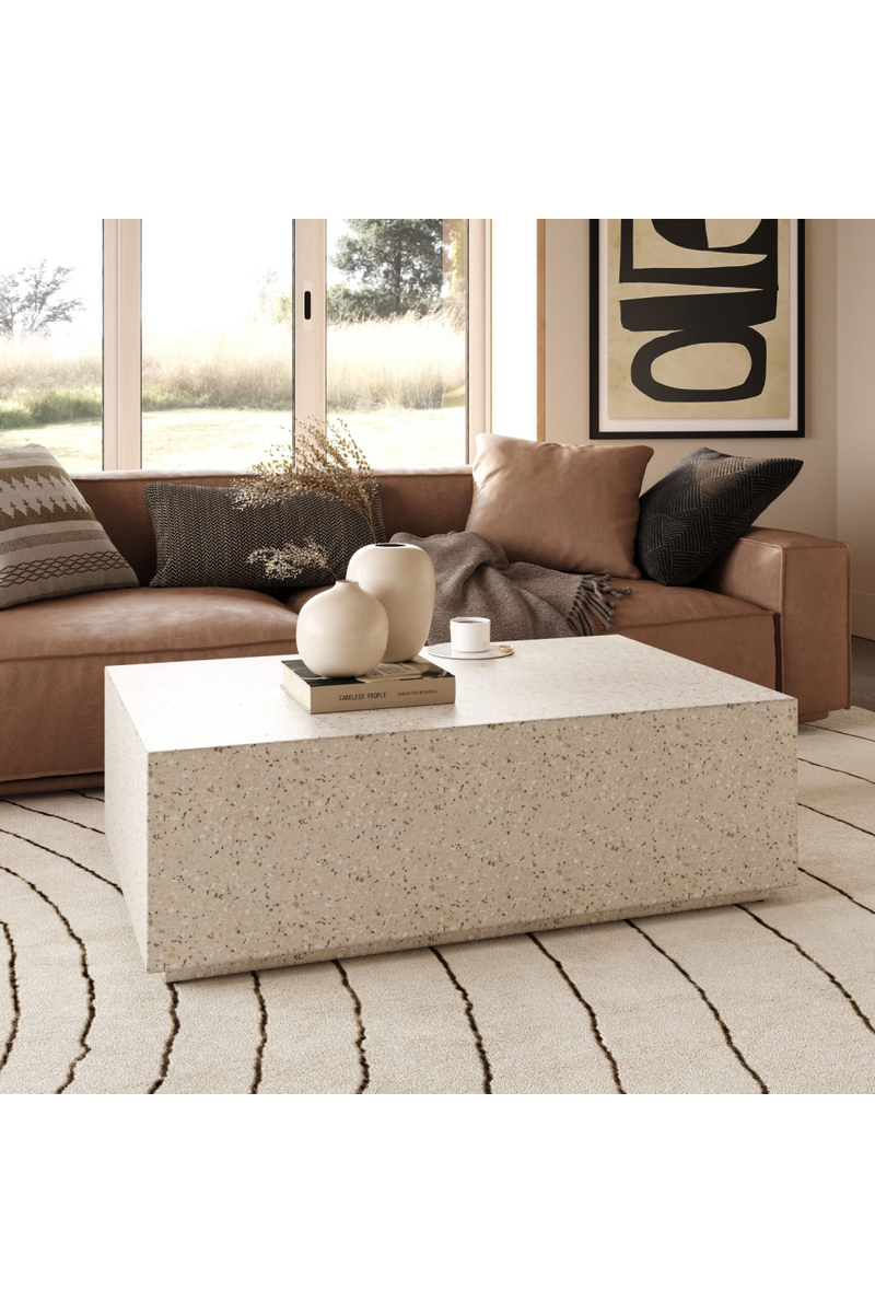 Terrazzo Concrete Coffee Table | OROA Modern Fresno | Oroatrade.com