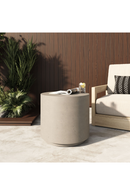 Gray Concrete Cylindrical End Table | OROA Modern Morley | Oroatrade.com