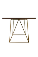 Antique Brass Legged Dining Table | OROA Modern Marcia | Oroatrade.com