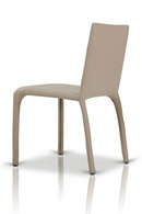 Gray Leatherette Dining Chairs (2) | OROA Modern Hyla | Oroatrade.com