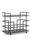 Black Stainless Steel Wine Rack | OROA Modern Deakin | Oroatrade.com