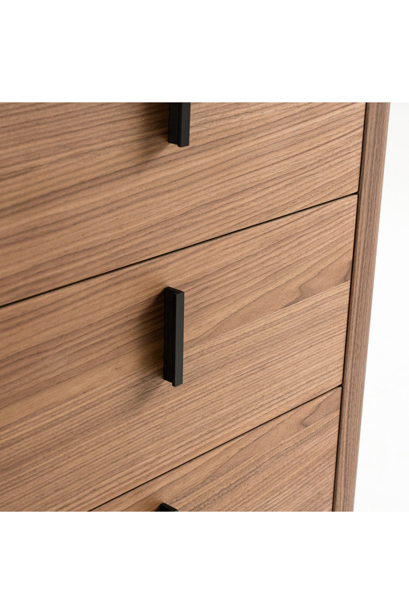 5-Drawer Walnut Chest | OROA Modern Chelton Oroatrade.com