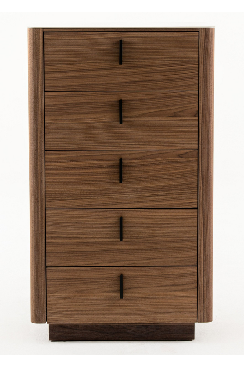 5-Drawer Walnut Chest | OROA Modern Chelton Oroatrade.com