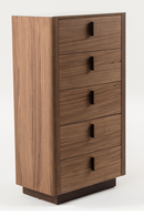 5-Drawer Walnut Chest | OROA Modern Chelton Oroatrade.com