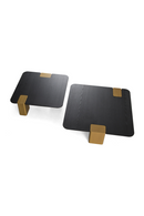 Black Oak Nesting Coffee Tables (2) | OROA Modern Harold | Oroatrade.com