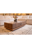 1-Drawer Walnut Coffee Table | OROA Modern Bailey | Oroatrade.com