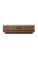 1-Drawer Walnut Coffee Table | OROA Modern Bailey | Oroatrade.com