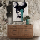 6-Drawer Walnut Dresser | OROA Modern Bailey