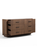 6-Drawer Walnut Dresser | OROA Modern Bailey | Oroatrade.com
