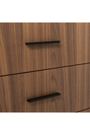 6-Drawer Walnut Dresser | OROA Modern Bailey | Oroatrade.com
