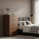 5-Drawer Walnut Chest | OROA Modern Bailey | Oroatrade.com