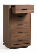 5-Drawer Walnut Chest | OROA Modern Bailey | Oroatrade.com