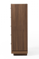 5-Drawer Walnut Chest | OROA Modern Bailey | Oroatrade.com