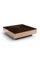Square Ebony Coffee Table | OROA Modern Larice | Oroatrade.com