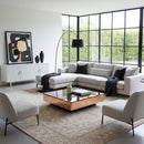Square Ebony Coffee Table | OROA Modern Larice | Oroatrade.com