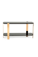 2-Layer Ebony Console Table | OROA Modern Leroy | Oroatrade.com