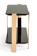 2-Layer Ebony Console Table | OROA Modern Leroy | Oroatrade.com