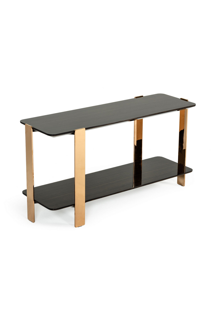 2-Layer Ebony Console Table | OROA Modern Leroy | Oroatrade.com