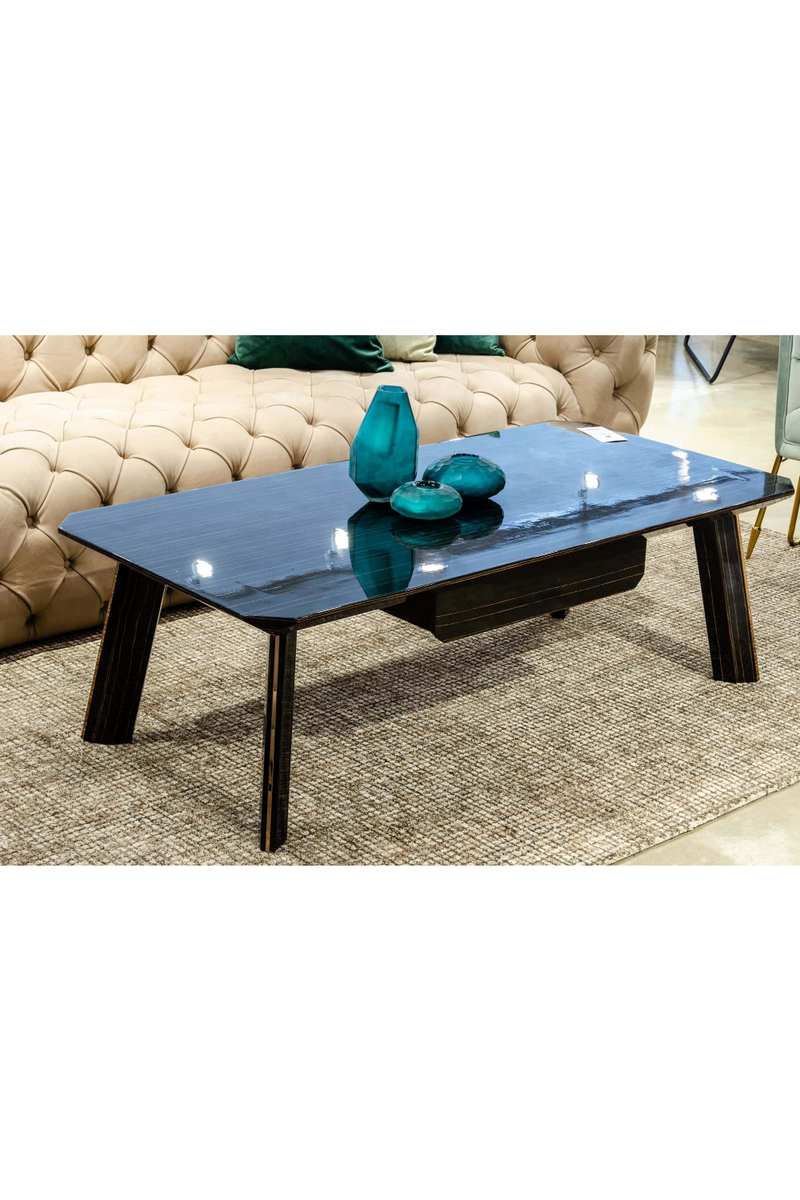 1-Drawer Ebony Coffee Table | OROA Modern Chadwick | Oroatrade.com