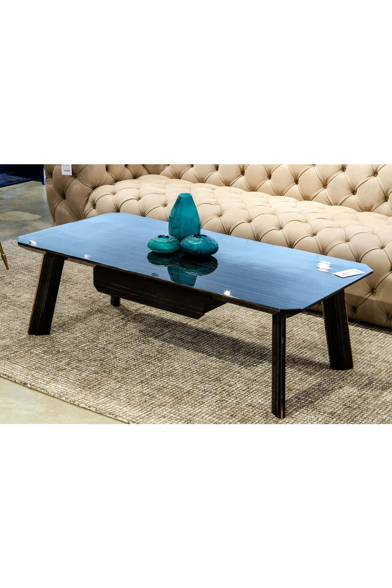 1-Drawer Ebony Coffee Table | OROA Modern Chadwick | Oroatrade.com