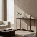 Gray Walnut Marble Console Table | OROA Modern Fargo