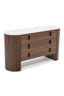 Walnut Veneer 3-Drawer Dresser | OROA Modern Chelton | Oroatrade.com