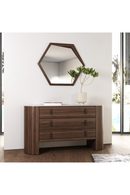 Walnut Veneer 3-Drawer Dresser | OROA Modern Chelton | Oroatrade.com