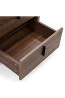2-Drawer Walnut Nightstand | OROA Modern Chelton | Oroatrade.com