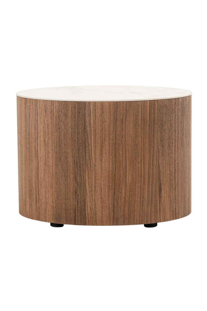 2-Drawer Walnut Nightstand | OROA Modern Chelton | Oroatrade.com