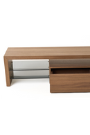 Walnut Veneer 4-Drawer TV Stand | OROA Modern Loreta | Oroatrade.com