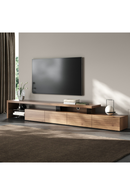 Walnut Veneer 4-Drawer TV Stand | OROA Modern Loreta | Oroatrade.com