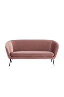 Pink Sloped-Arm Sofa | OROA Modern Koeing | Oroatrade.com